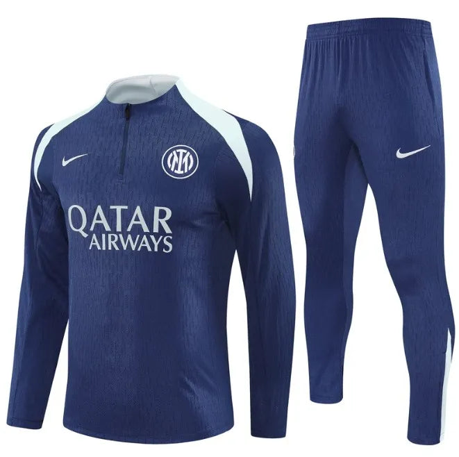 Survêtement Inter Milan 2023/2024 1/4 Zip Gris