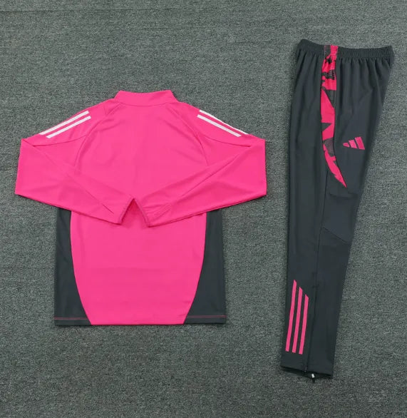 Germany 2024 1/4 Zipper Tracksuit Pink