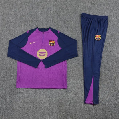 Survêtement Barcelone 2024/2025 1/4 Zip Noir