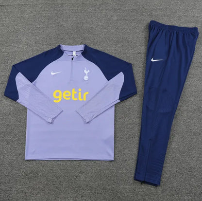 Tottenham Hotspur 2023/2024 1/4 Zipper Tracksuit Purple