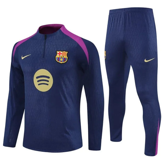 Survêtement Barcelone 2024/2025 1/4 Zip Noir