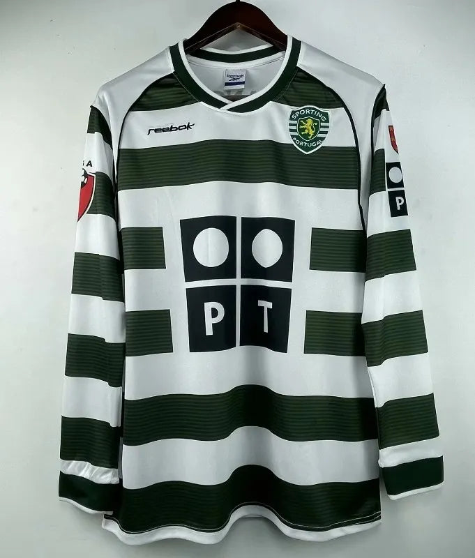 Sporting CP 2001/2003 Home Retro Long Sleeve