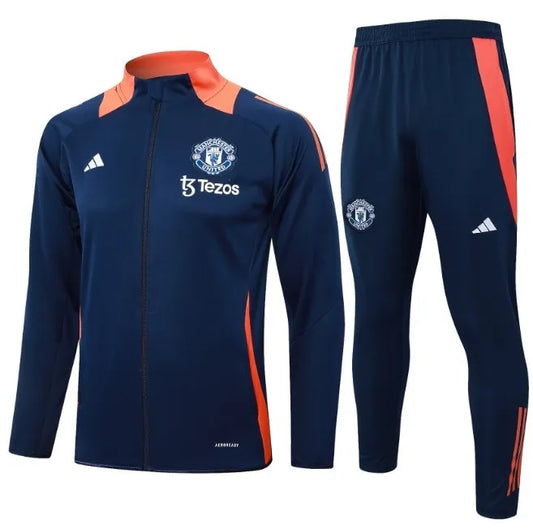 Manchester United 2024/2025 Jacket Tracksuit Blue