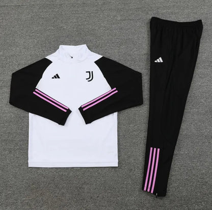 Juventus 2023/2024 1/4 Zipper Tracksuit White