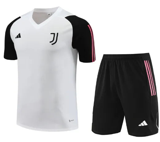 Juventus 2023/2024 Short Sleeve/Shorts Tracksuit White