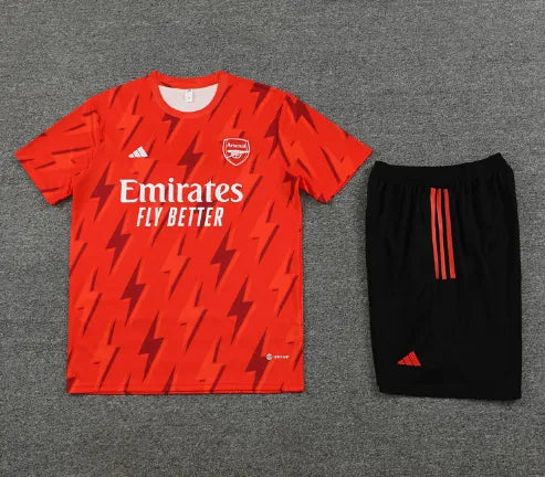 Arsenal 2023/2024 Short Sleeve/Shorts Tracksuit Red