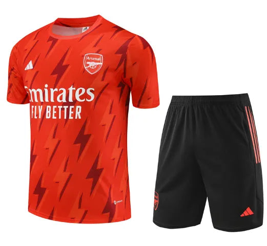 Arsenal 2023/2024 Short Sleeve/Shorts Tracksuit Red