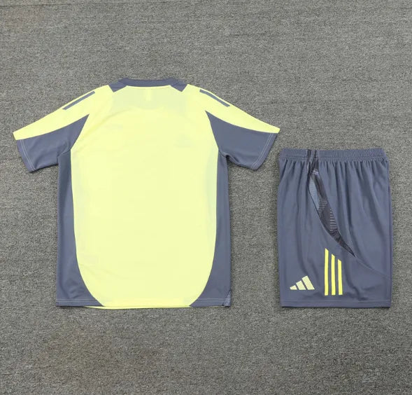 AFC Ajax 2024/2025 Short Sleeve/Shorts Tracksuit Yellow