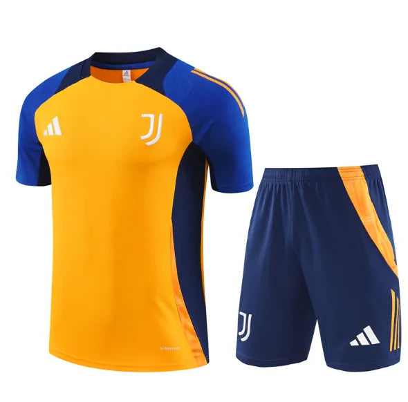 Juventus 2024/2025 Short Sleeve/Shorts Tracksuit Orange