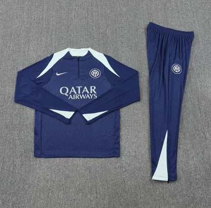 Survêtement Inter Milan 2023/2024 1/4 Zip Gris
