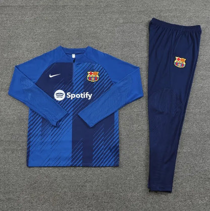 Barcelona 2023/2024 1/4 Zipper Tracksuit Blue