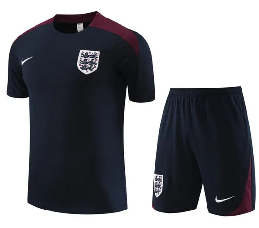 England 2024 Short Sleeve/Shorts Tracksuit Blue