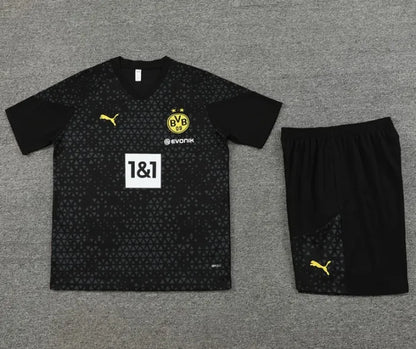 Dortmund 2023/2024 Short Sleeve/Shorts Tracksuit Black