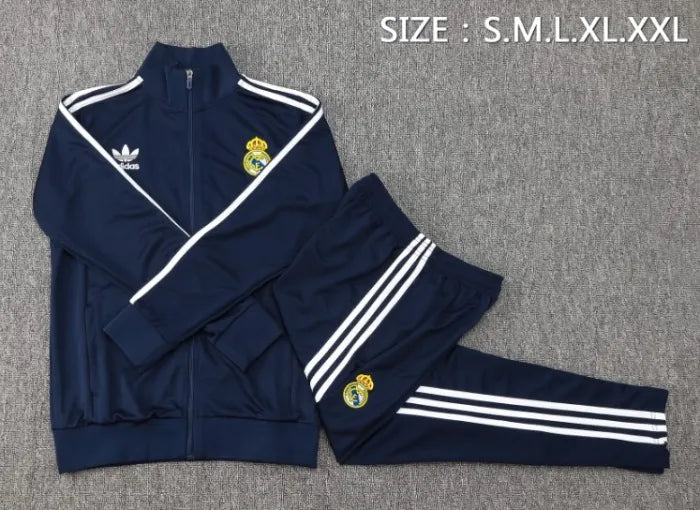 Real Madrid 2024/2025 Jacket Tracksuit Blue