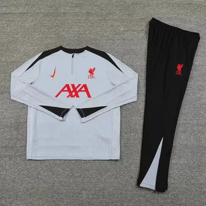 Liverpool 2024/2025 1/4 Zipper Tracksuit Grey