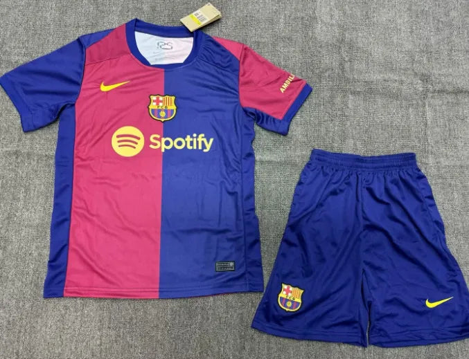 Barcelona 2024/2025 Home Set (Adults and Kids)