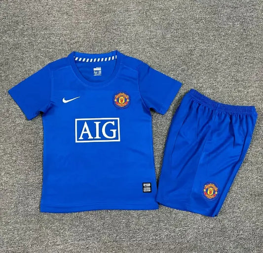 Manchester United 2008/2009 Third Retro Set Kids