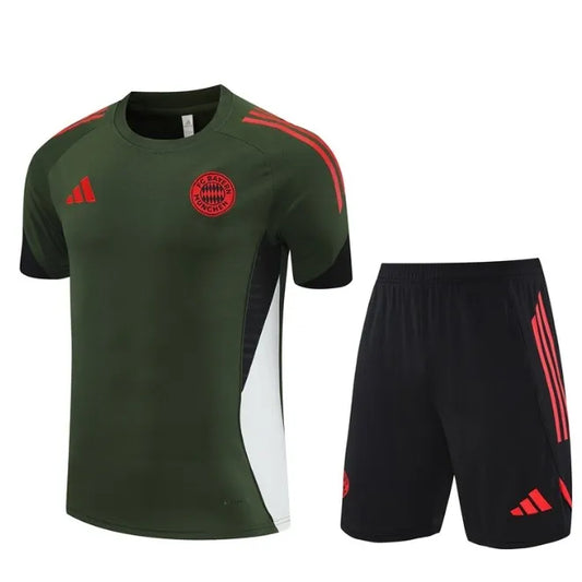 Bayern München 2023/2024 Kurzarm/Shorts Trainingsanzug Orange