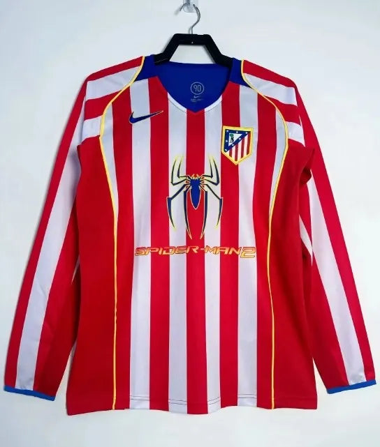 Athletico Madrid 2004/2005 Home Retro Long Sleeve