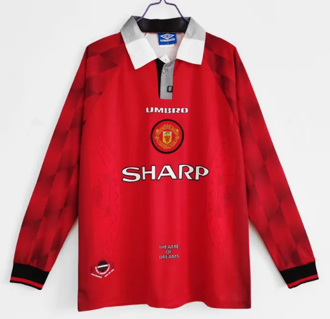 Manchester United 1996/1997 Home Retro Long Sleeve