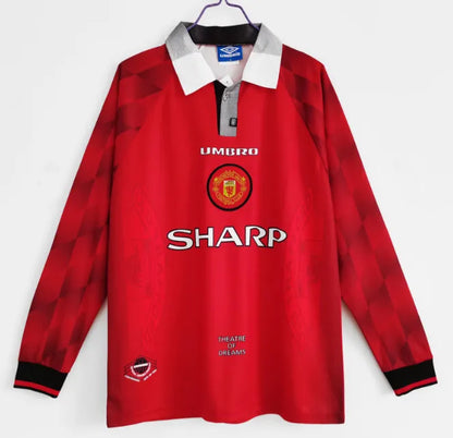 Manchester United 1996/1997 Home Retro Long Sleeve