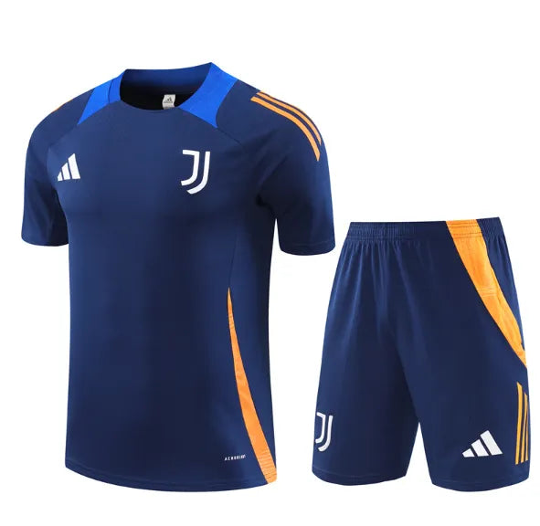 Juventus 2024/2025 Short Sleeve/Shorts Tracksuit Blue