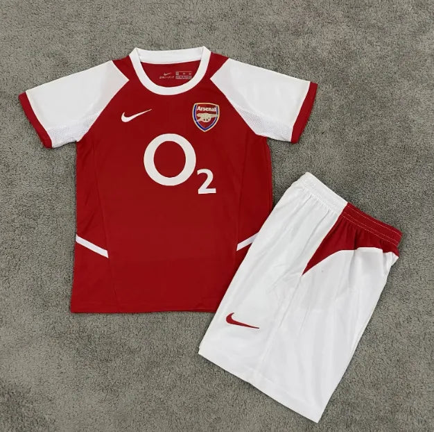 Arsenal 2002/2003 Heim-Retroset für Kinder