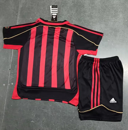 AC Milan 2006/2007 Home Retro Set Kids