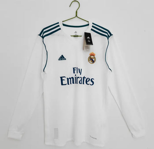 Real Madrid 2017/2018 Home Long Sleeve