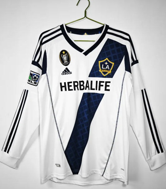 LA Galaxy 2012 Home Retro Long Sleeve