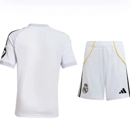Ensemble domicile Real Madrid 2024/2025 (adultes et enfants)