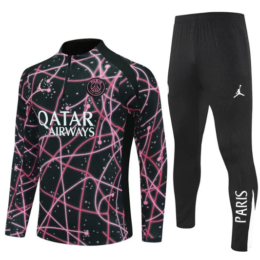 Survêtement PSG 2024/2025 1/4 Zip Noir