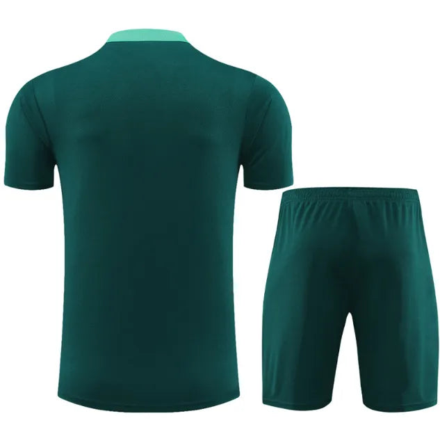 Portugal 2024 Short Sleeve/Shorts Tracksuit Green