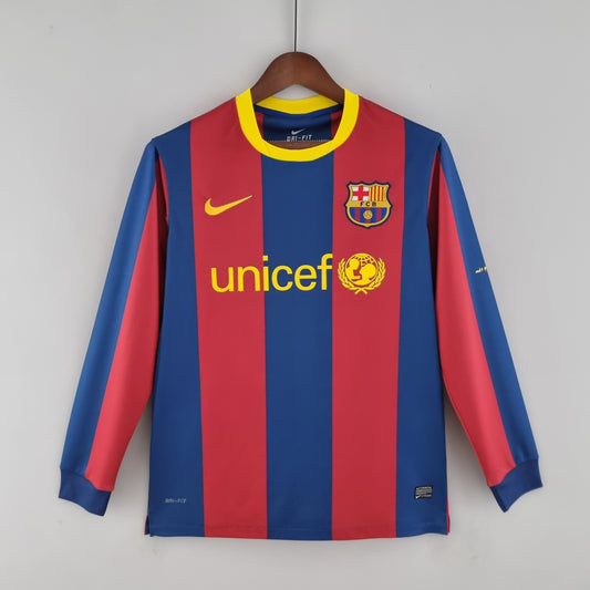 Maillot rétro à manches longues domicile Barcelone 2008/2009