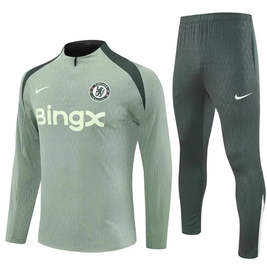Chelsea 2024/2025 1/4 Reißverschluss Trainingsanzug Blau