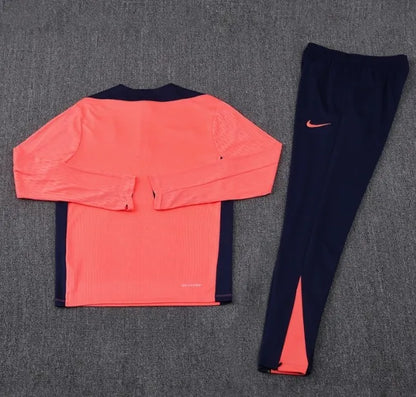 Barcelona 2024/2025 1/4 Zipper Tracksuit Orange