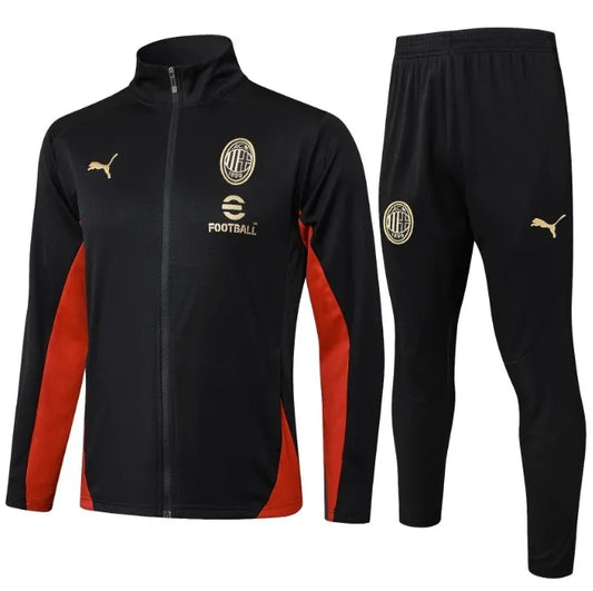 AC Milan 2024/2025 Jacket Tracksuit Black