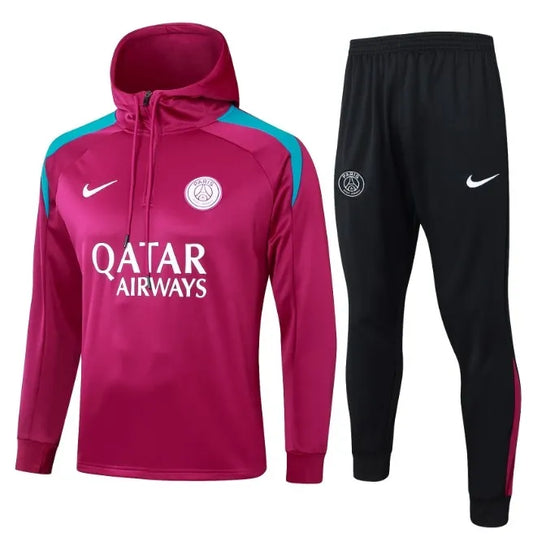 PSG 2024/2025 Hooded Tracksuit Purple