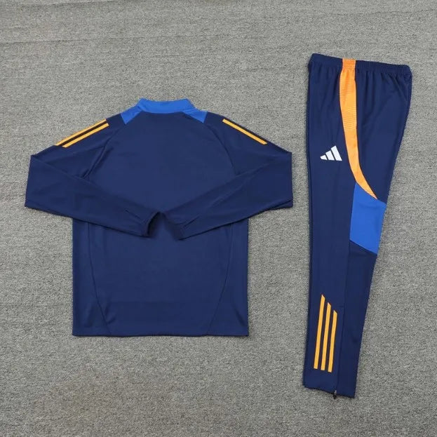 Juventus 2024/2025 1/4 Zipper Tracksuit Blue