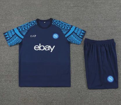 Napoli 2023/2024 Short Sleeve/Shorts Tracksuit Blue