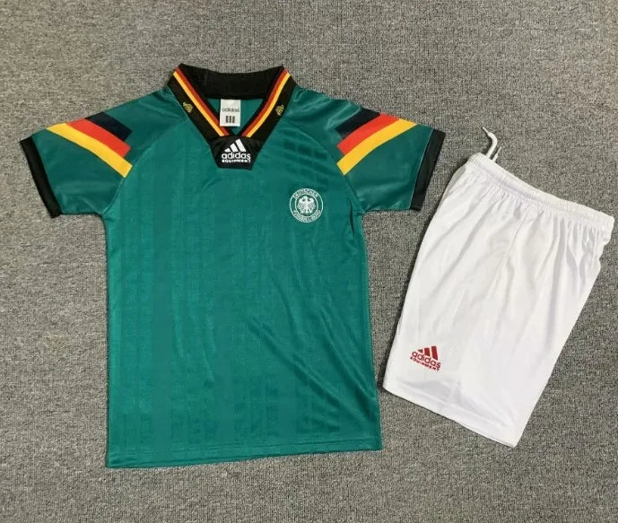 Germany 1992 Away Retro Set Kids