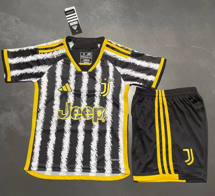 Juventus 2023/2024 Home Set (Adults and Kids)