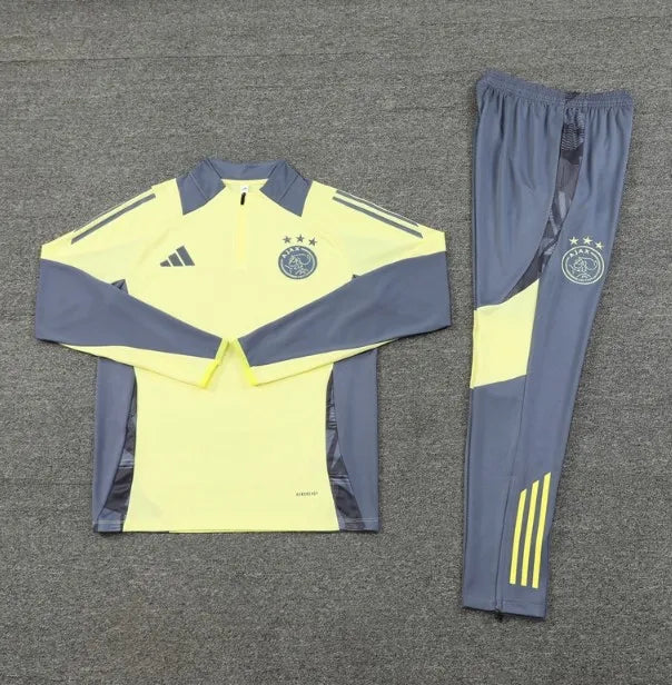 AFC Ajax 2024/2025 1/4 Zipper Tracksuit Yellow