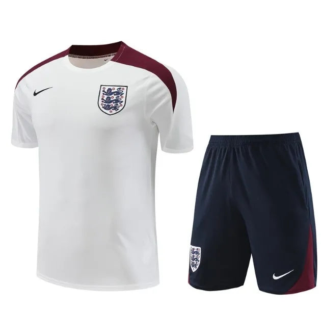 England 2024 Short Sleeve/Shorts Tracksuit White