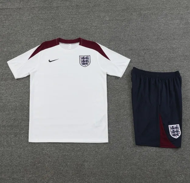 England 2024 Short Sleeve/Shorts Tracksuit White