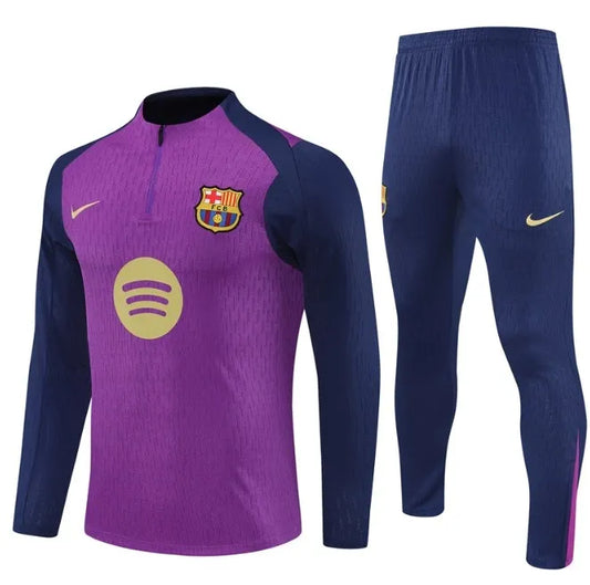 Survêtement Barcelone 2024/2025 1/4 Zip Noir