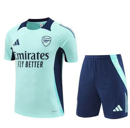 Arsenal 2024/2025 Short Sleeve/Shorts Tracksuit Green