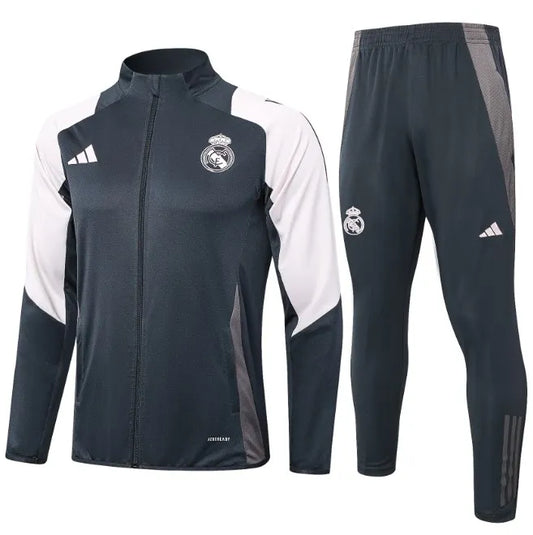 Real Madrid 2024/2025 Jacket Tracksuit Grey