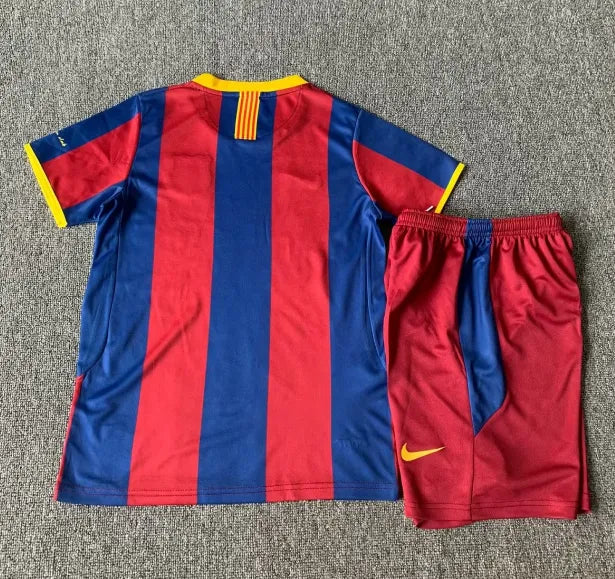 Barcelona 2010/2011 Home Retro Set Kids