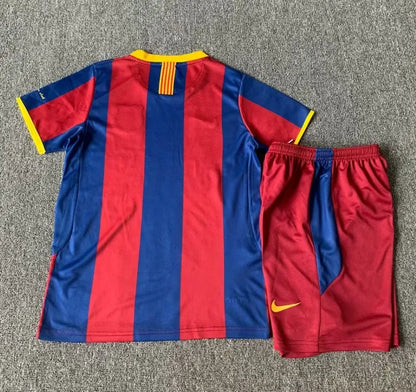 Barcelona 2010/2011 Home Retro Set Kids